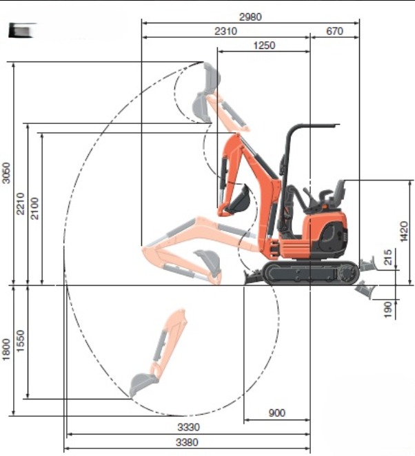 Koparka 1,1t - Image