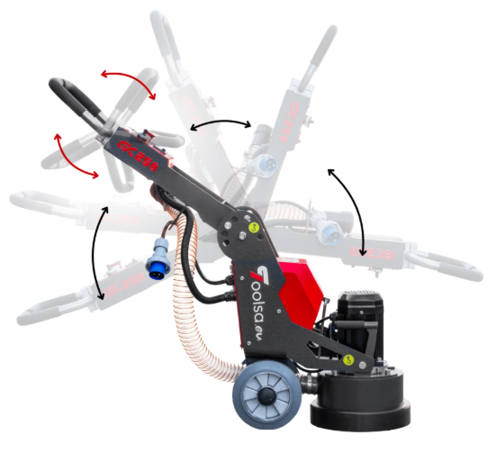 Szlifierka do polerowania betonu. - Image